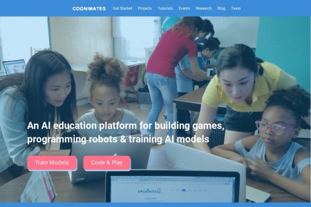 From MIT Media Labs: Cognimates – a free AI education platform for building games, programming robots & training models